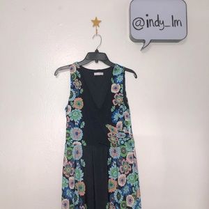 London Times Retro Floral maxi sundress medium